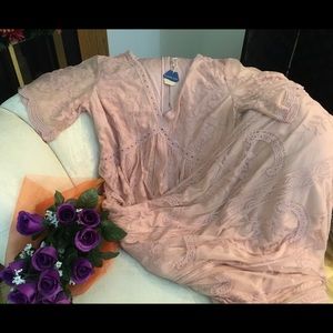 BNWT gorgeous Pinkblush lace maxi dress!